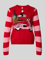 Pullover mit weihnachtlichem Santa-Motiv von ONLY - 28