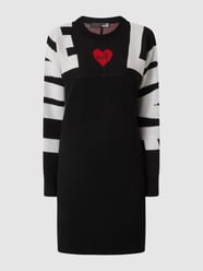 Strickkleid aus Wollmischung von Love Moschino Schwarz - 20