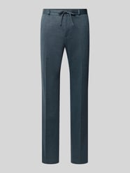 Straight Fit Stoffhose mit Tunnelzug Modell 'Sparta' von Zuitable - 7