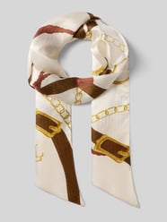 Sjaal van belseta in all-over look van Lauren Ralph Lauren Beige - 34