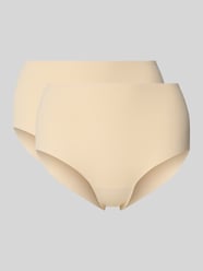 High waist broek met elastische band, model 'Dream' van MAGIC Bodyfashion Beige - 5