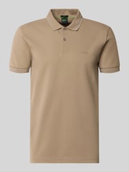Regular Fit Poloshirt aus reiner Baumwolle Modell 'PIO 1' von BOSS Green Beige - 24
