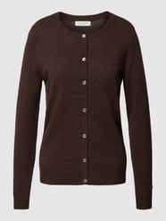 Strickjacke aus Kaschmir mit Knopfleiste von Christian Berg Woman Braun - 29