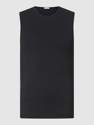 Top z mieszanki lyocellu od Huber Bodywear Czarny - 46