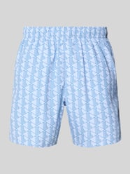 spodenki kąpielowe z wzór z logo od Lacoste - 28
