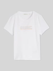 męski t-shirt o kroju regular fit z czystej bawełny od Tom Tailor Denim - 48
