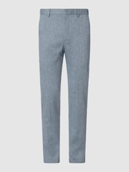 Anzughose mit Stretch-Anteil Modell 'Rick' - 'Futureflex' von Pierre Cardin Blau / Türkis - 37