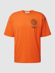 T-shirt met statementprint van Marc O'Polo Denim Oranje - 31