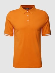 Poloshirt mit Kontraststreifen von HECHTER PARIS Orange - 40