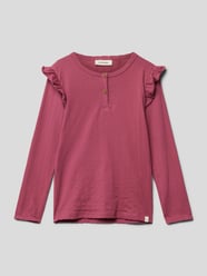 Longsleeve mit Rüschen von Lil Atelier Lila - 28