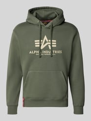 Regular Fit Hoodie aus Baumwoll-Mix mit Logo-Print von Alpha Industries - 25