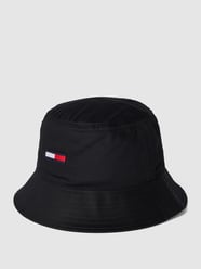 Bucket Hat mit Logo-Stitching von Tommy Jeans Grau / Schwarz - 38