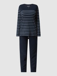 Pyjama met modal  van Schiesser Blauw - 32