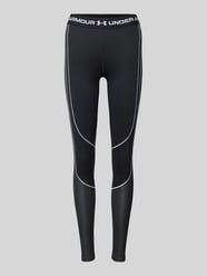 Legginsy z elastycznym paskiem z logo od Under Armour - 32