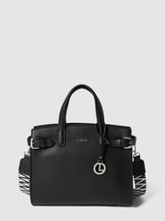 Handtas met labeldetail, model 'INSANTE' van L.Credi Grijs / zwart - 1