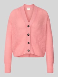 Strickjacke aus Alpaka-Mix mit V-Ausschnitt von Closed Pink - 32