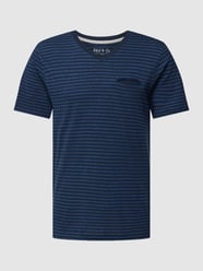 T-Shirt mit Streifenmuster von Phil&Co. Blau - 18