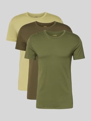 Slim fit T-shirt van 100% katoen in een set van 3 van Polo Ralph Lauren Underwear - 4