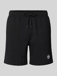 Regular Fit Sweatshorts mit Logo-Stitching Modell 'SIMBA' von Sergio Tacchini - 40