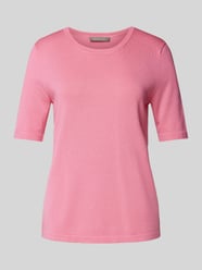 Strickshirt mit Rundhalsausschnitt von Christian Berg Woman Selection Pink - 27