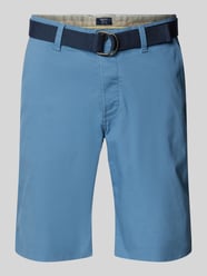 Slim Fit Shorts mit Gürtel von MCNEAL - 14