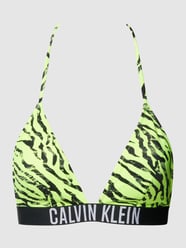 Bikini-Oberteil mit Allover-Print Modell 'Intense Power' von Calvin Klein Underwear Gelb - 35