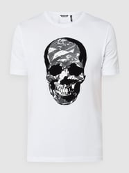 T-shirt o kroju slim fit z nadrukiem od Antony Morato Biały - 48