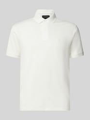 Slim Fit Poloshirt mit Logo-Stitching von Emporio Armani - 19