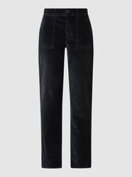 Samthose mit Stretch-Anteil Modell 'Cici' von Angels Grau - 38
