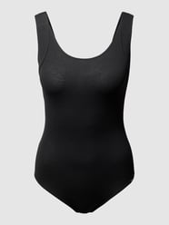 Body met sierbandjes van Skiny Zwart - 11
