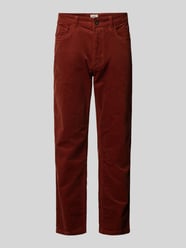 Ribcordbroek in 5-pocketmodel, regular fit van camel active Rood - 11