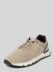 Low Top Sneaker im Knitted-Look von Tom Tailor Beige - 35