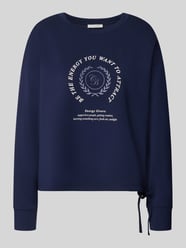 Sweatshirt met koord en frontprint van Christian Berg Woman - 7