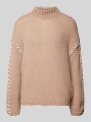 Gebreide pullover met ribboorden, model 'CHOCA' van Vila - 44