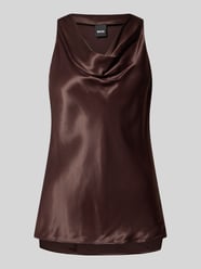 Top bluzkowy z lejącym dekoltem model 'BOUANA' od BOSS - 32