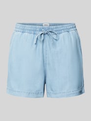 Regular Fit Shorts mit Tunnelzug Modell 'PEMA' von Only Blau - 13