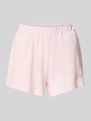 Sweatshorts met elastische band, model 'LUCIA' van Guess Fuchsia - 14