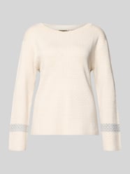 Regular Fit Strickpullover aus Viskose-Mix von Tom Tailor Beige - 16