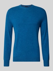 sweter z dzianiny z mieszanka wełny i kaszmiru o kroju regular fit od Christian Berg Men - 36