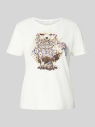 T-shirt z okrągłym dekoltem od Marc Cain - 37