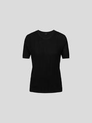 T-Shirt mit Rundhalsausschnitt von Joseph Grau / Schwarz - 11