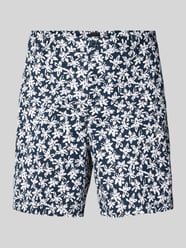 Bermudas mit floralem Muster Modell 'Karlos' von BOSS Blau - 41