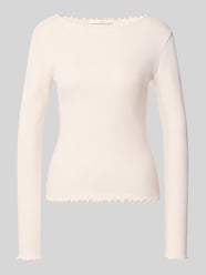 Slim Fit Longsleeve aus Baumwoll-Mix von Lanius Beige - 34