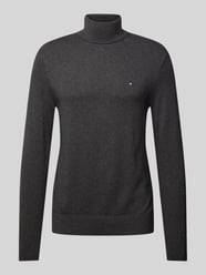 Rollkragenpullover mit Logo-Stitching Modell 'PIMA' von Tommy Hilfiger Grau - 19