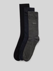 Socken mit Label-Detail mit Geschenkbox im 3er-Pack von BOSS Schwarz - 24