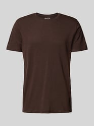 T-Shirt mit Rundhalsausschnitt Modell 'ASPEN' von SELECTED HOMME Braun - 11