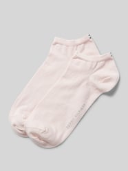 Sneakersocken mit Label-Schriftzug im 2er-Pack von Tommy Hilfiger Rosa - 28