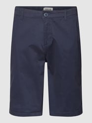 Chino-Shorts mit Label-Detail von !Solid Blau / Türkis - 4