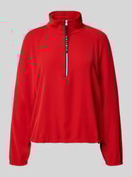 Langarmbluse mit Troyer-Kragen von Marc Cain - 44