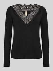 Slim fit shirt met lange mouwen van lyocellmix model 'Marica' van Soyaconcept - 20